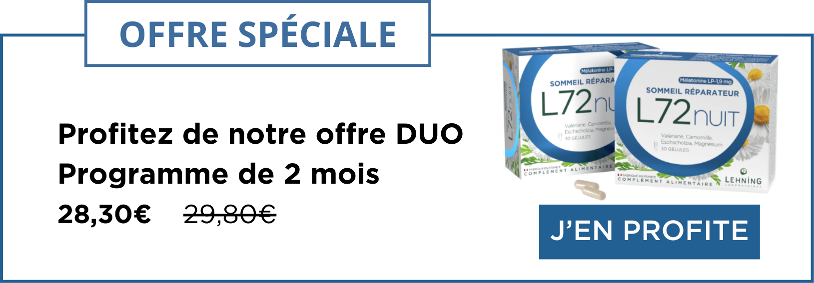 Promo DUO L72NUIT Lehning